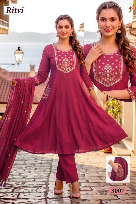 Desi kudi ritvi 3pcs best wholesale kurti market in delhi